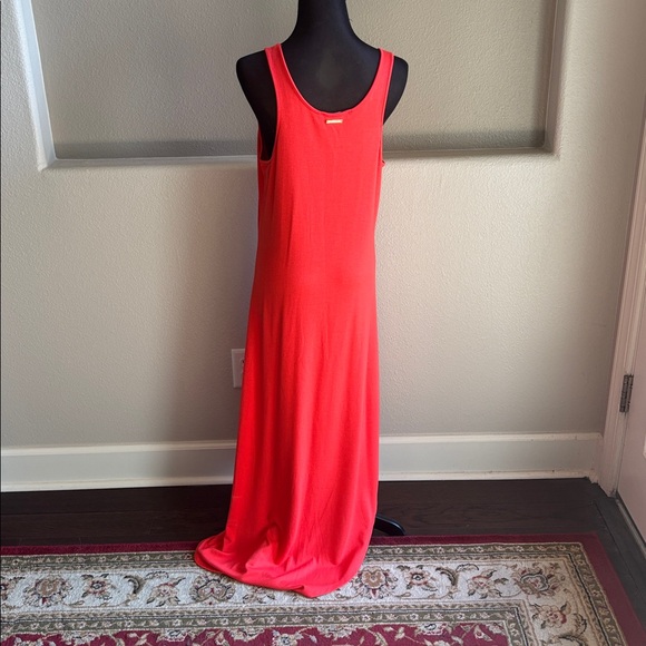 Michael Kors Size 10 Orange Asymmetrical Dress - Picture 4 of 6